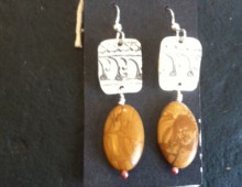 Indian Tray Earrings  #429