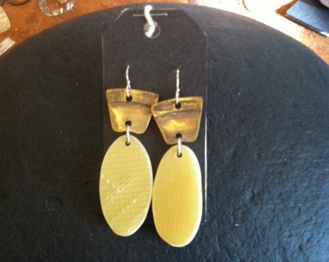 surfboard skag and goblet earrings #156