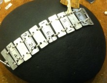 Metal Ruler and Steel Bracelet #197